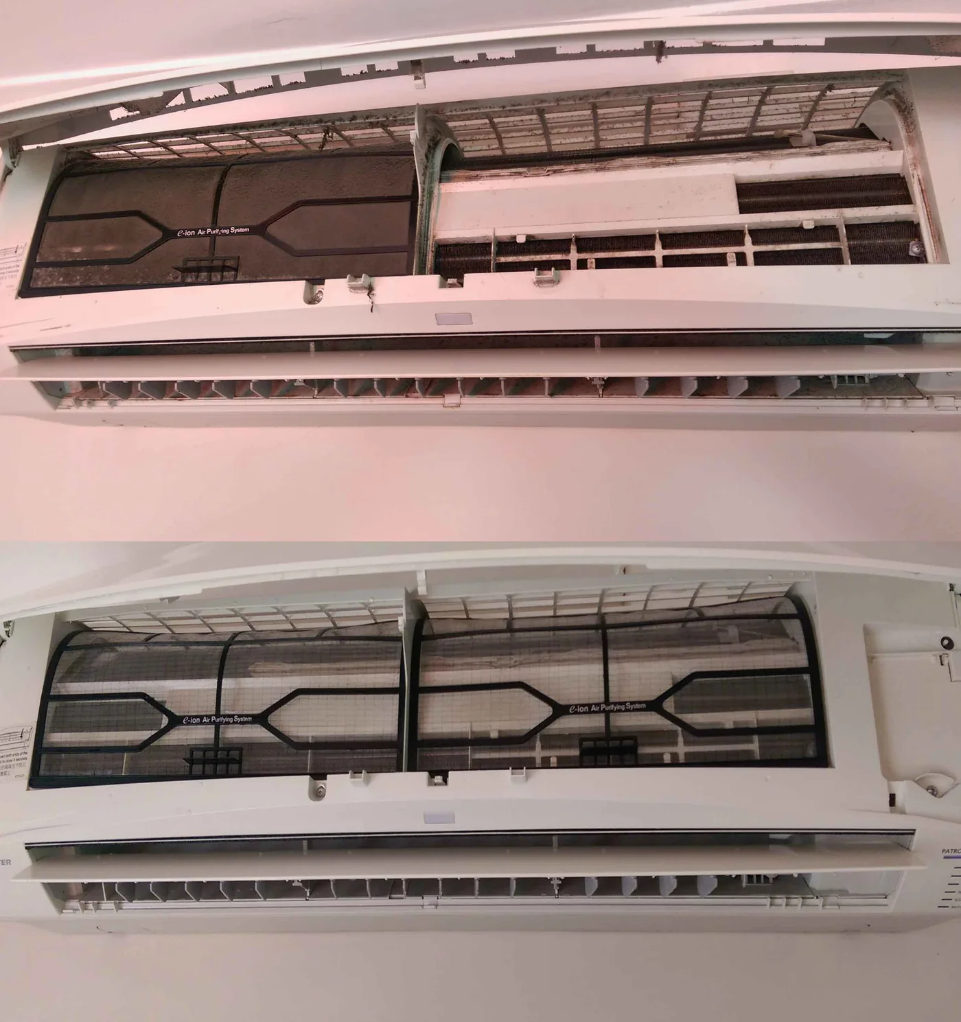 Piszkos vs tiszta klíma ventilátor